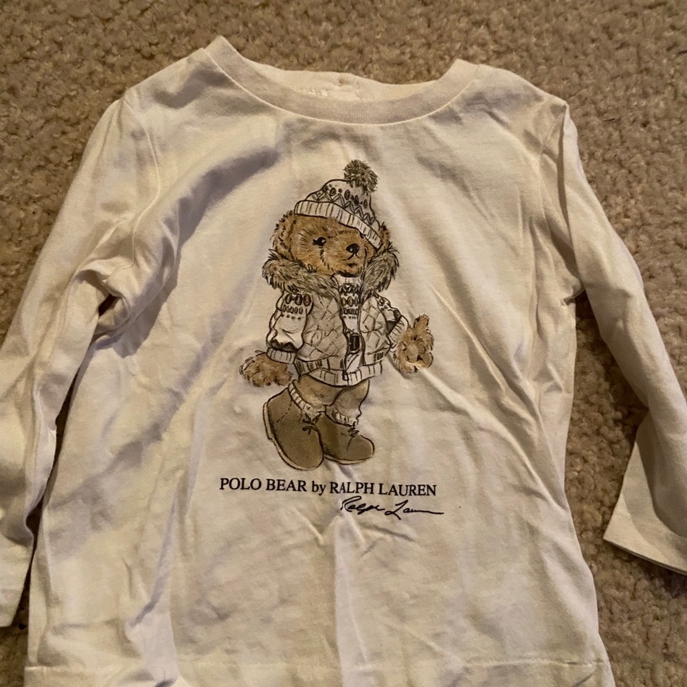 Polo long sleeve bear tee
